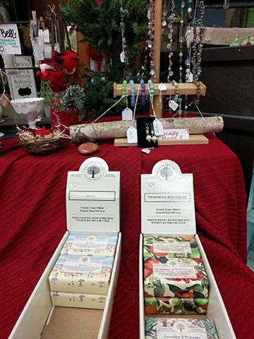 French milled soap bars.