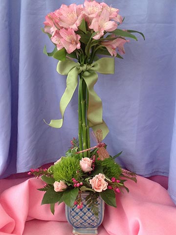 Spring Alstroemeria Topiary