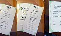 Steamy Leaf menu