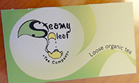 Steamy Leaf business card